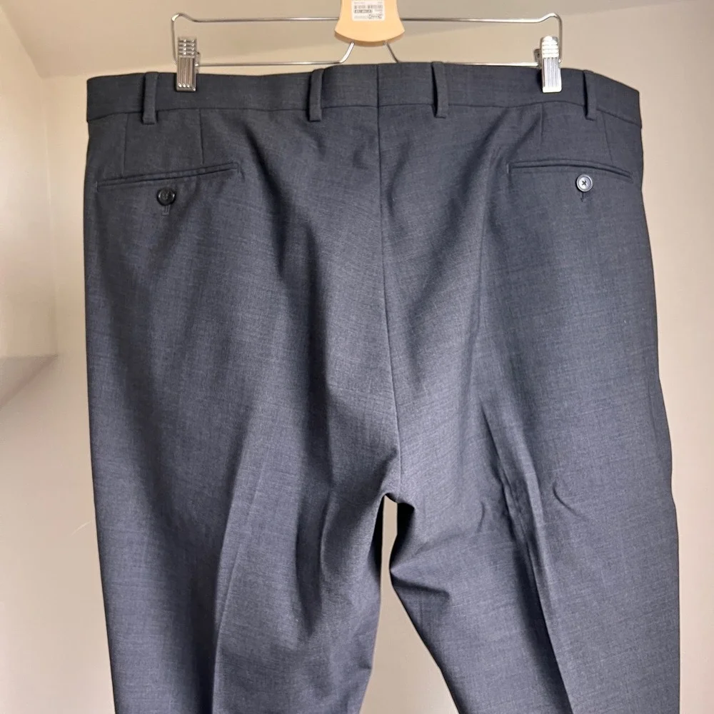 Lauren Ralph Lauren 2-piece Suit Jacket Pants 48L Gray Wool Two Button Blazer